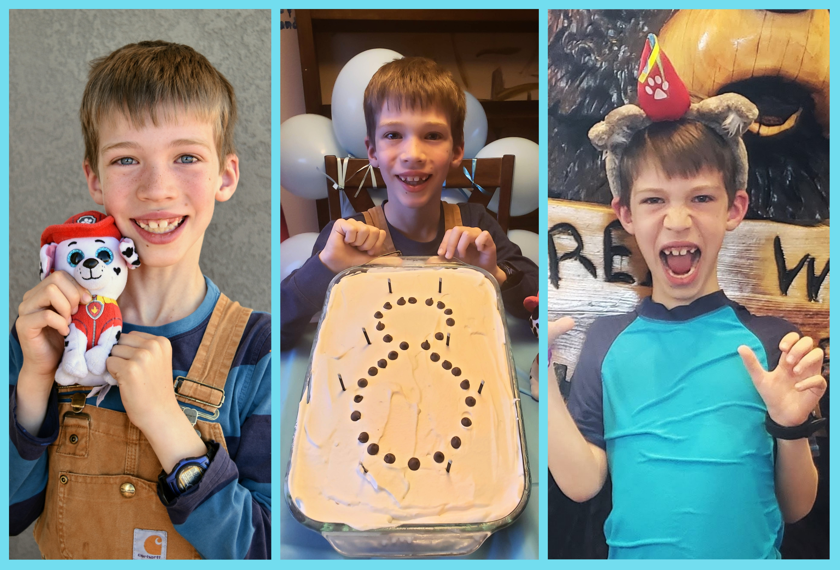 Elliott is eight!