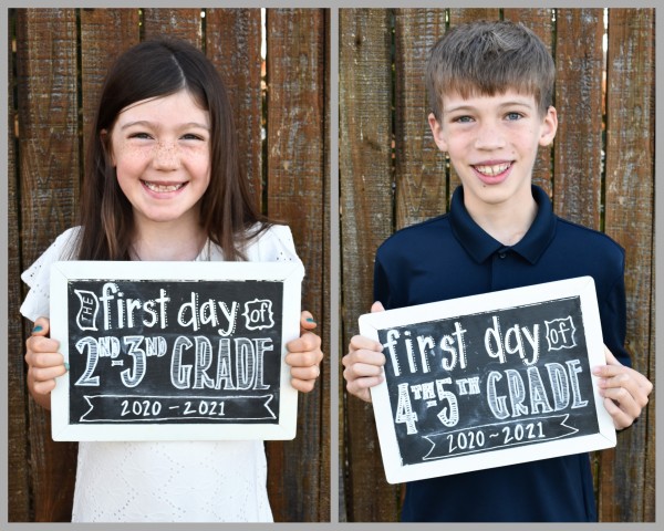 2020 First Day of School